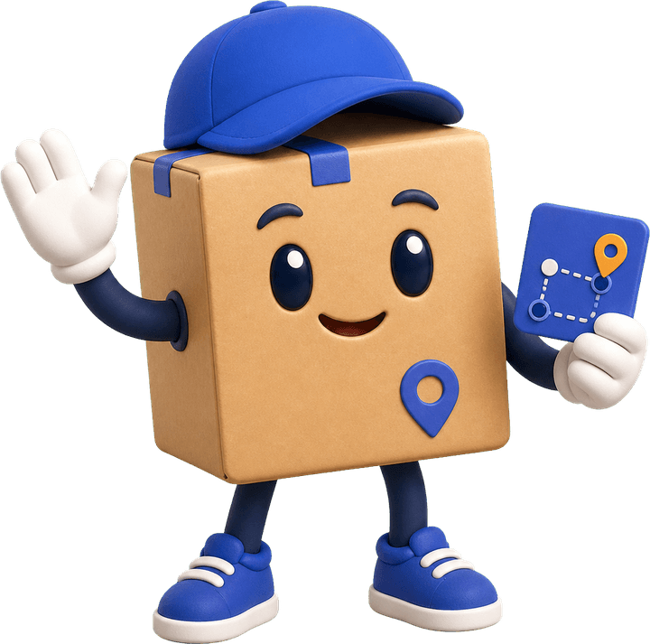 Flexi, la mascota de FlexExpress, saludando